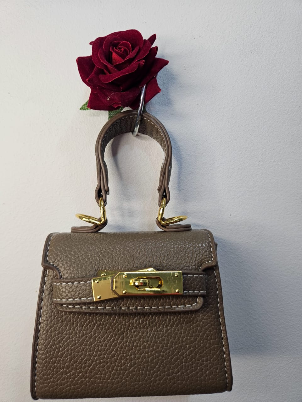 Elegant Faux Leather Evening Clutch Purse 